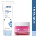 Thumbnail for Plum Niacinamide & Hyaluronic Acid Face Wash & Moisturizer Combo For Bright, Hydrated & Plumped Skin