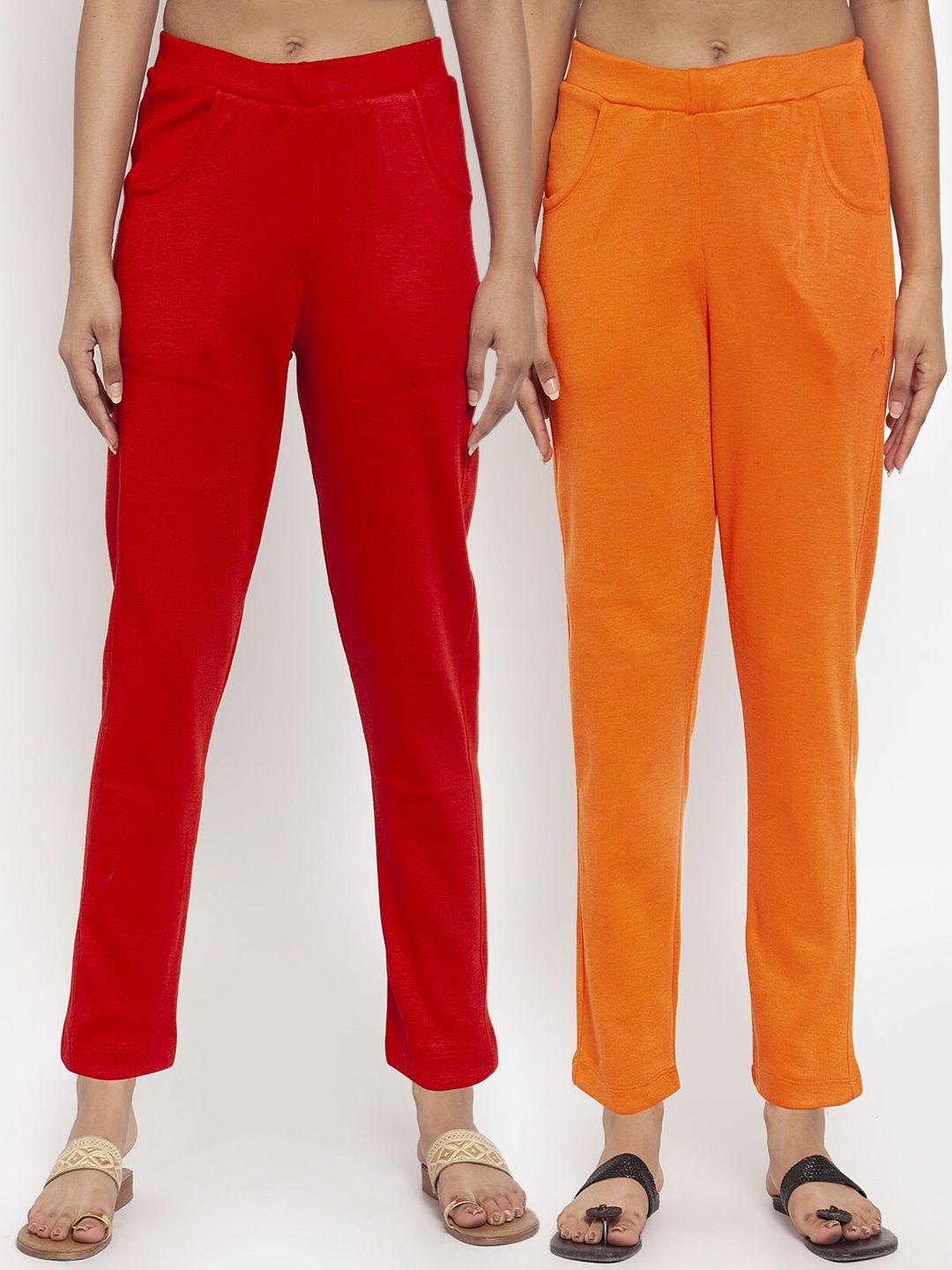 TAG 7 Women Pack of 2 Wool Blend Ankle-Length Acrylic Leggings Pants - Distacart