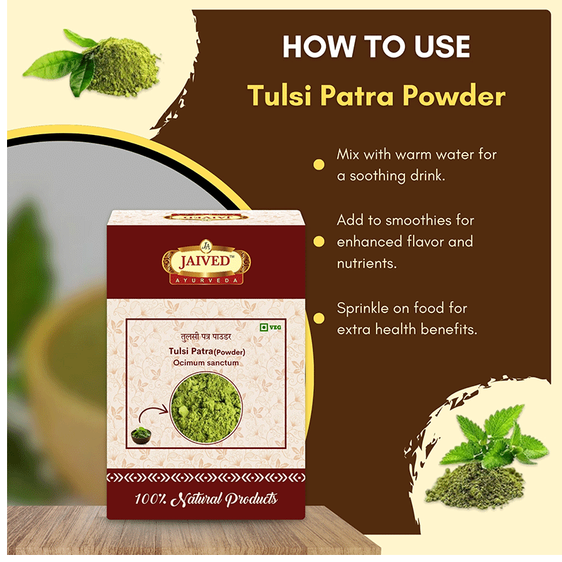 Jaived Ayurveda Tulsi Patra Powder