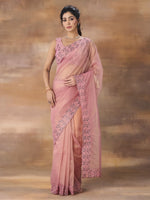 Thumbnail for kasee Embroidered Net Saree