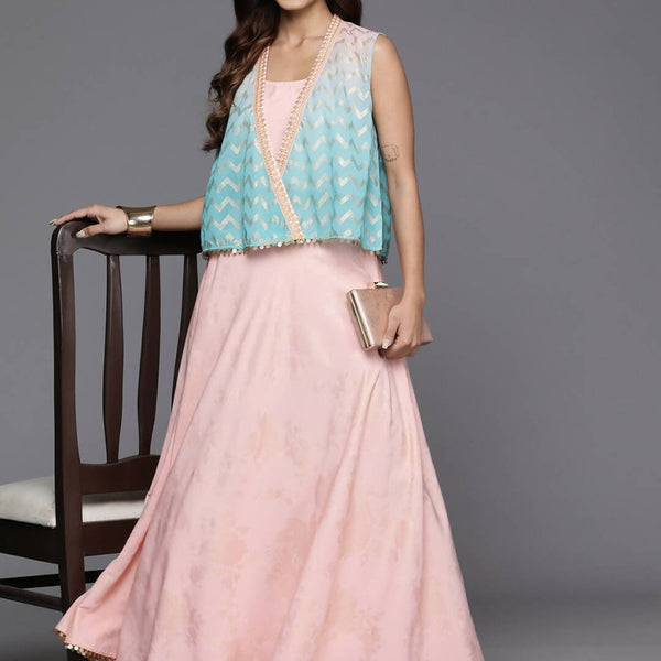 Ahalyaa Women's Traditional Wear Co-ods - Pink - Distacart