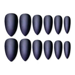 Thumbnail for shills professional reusable press on nails sharp almond spn677
