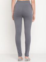 Thumbnail for TAG 7 Women Yellow & Grey Ankle-Length Leggings Set of 2 - Distacart