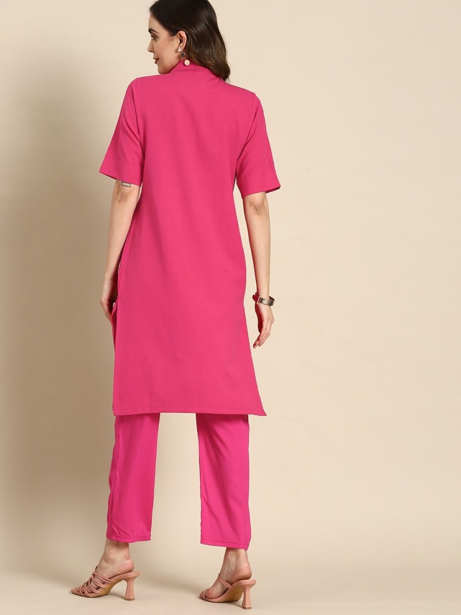 All About You Women Regular Pure Cotton Kurta with Trousers - Distacart