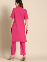 Thumbnail for All About You Women Regular Pure Cotton Kurta with Trousers - Distacart