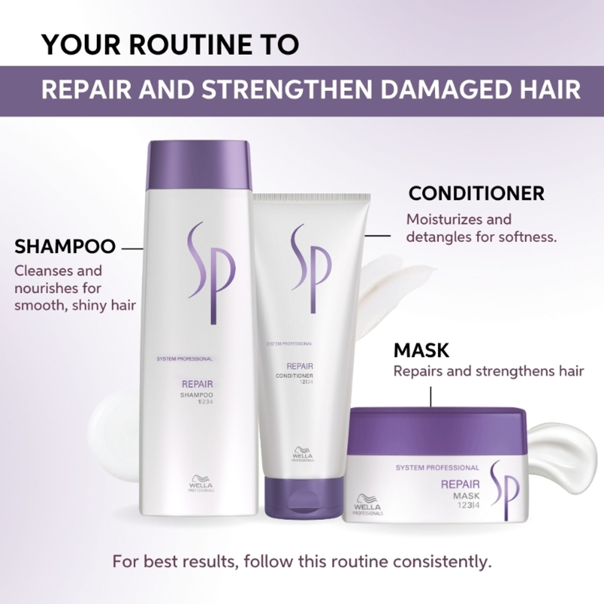 System Professional Repair Mask For Damaged Hair Improves Structure & Smoothens the Hair - Distacart
