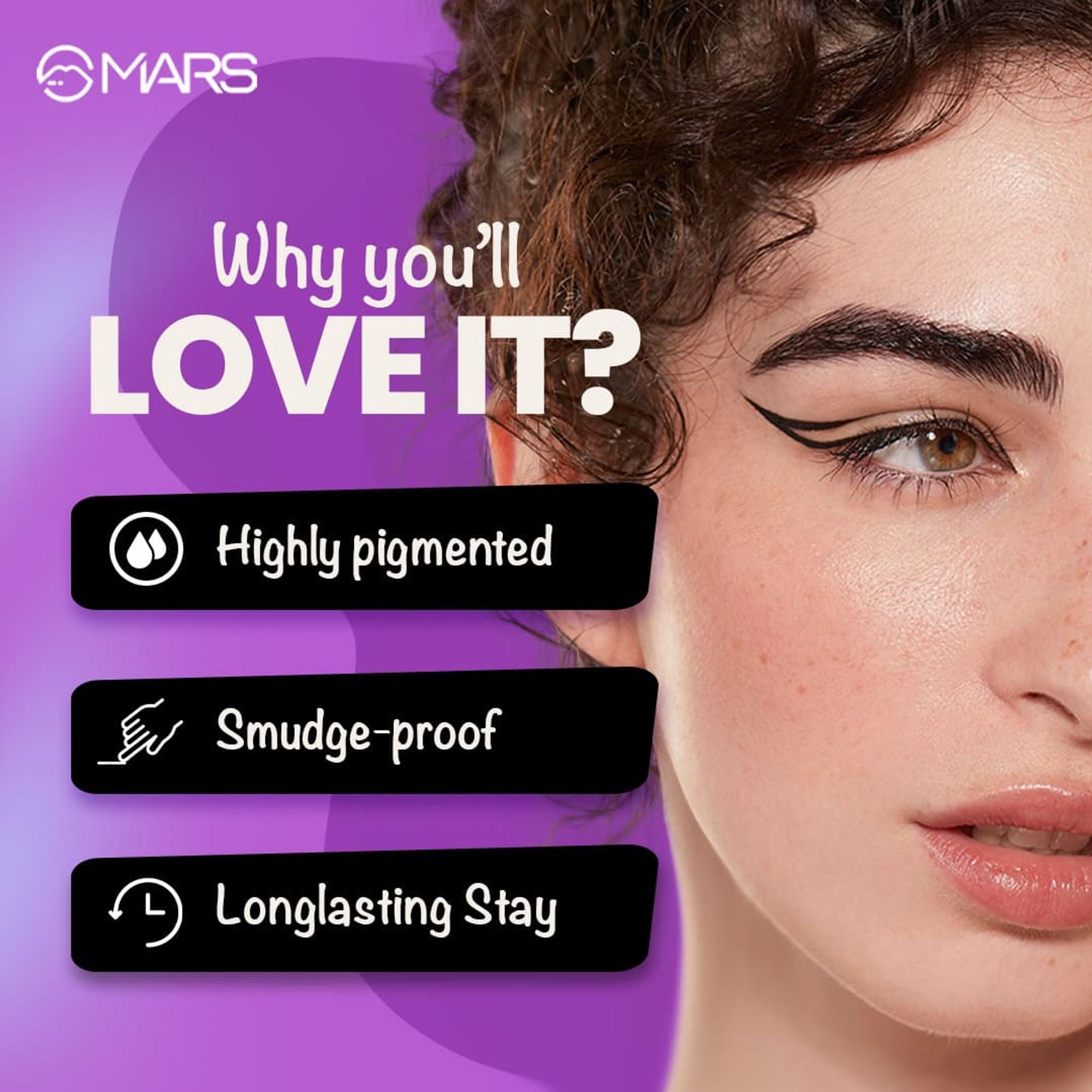 MARS Cosmetics Eyelove Multi Pods Eyeliner - Brown - Distacart