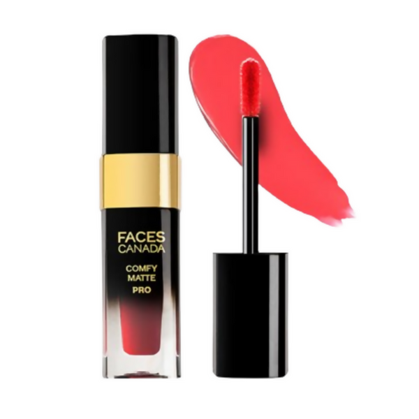 Faces Canada Comfy Matte Pro Liquid Lipstick - Dallying Pink 12 - Distacart