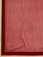 Thumbnail for Soch Red Ethnic Motifs Yoke Design Beads and Stones Georgette Kurta With Salwar & Dupatta - Distacart