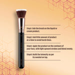 Thumbnail for Miss Claire M3 - Foundation Blending Brush (S) - Rose Gold