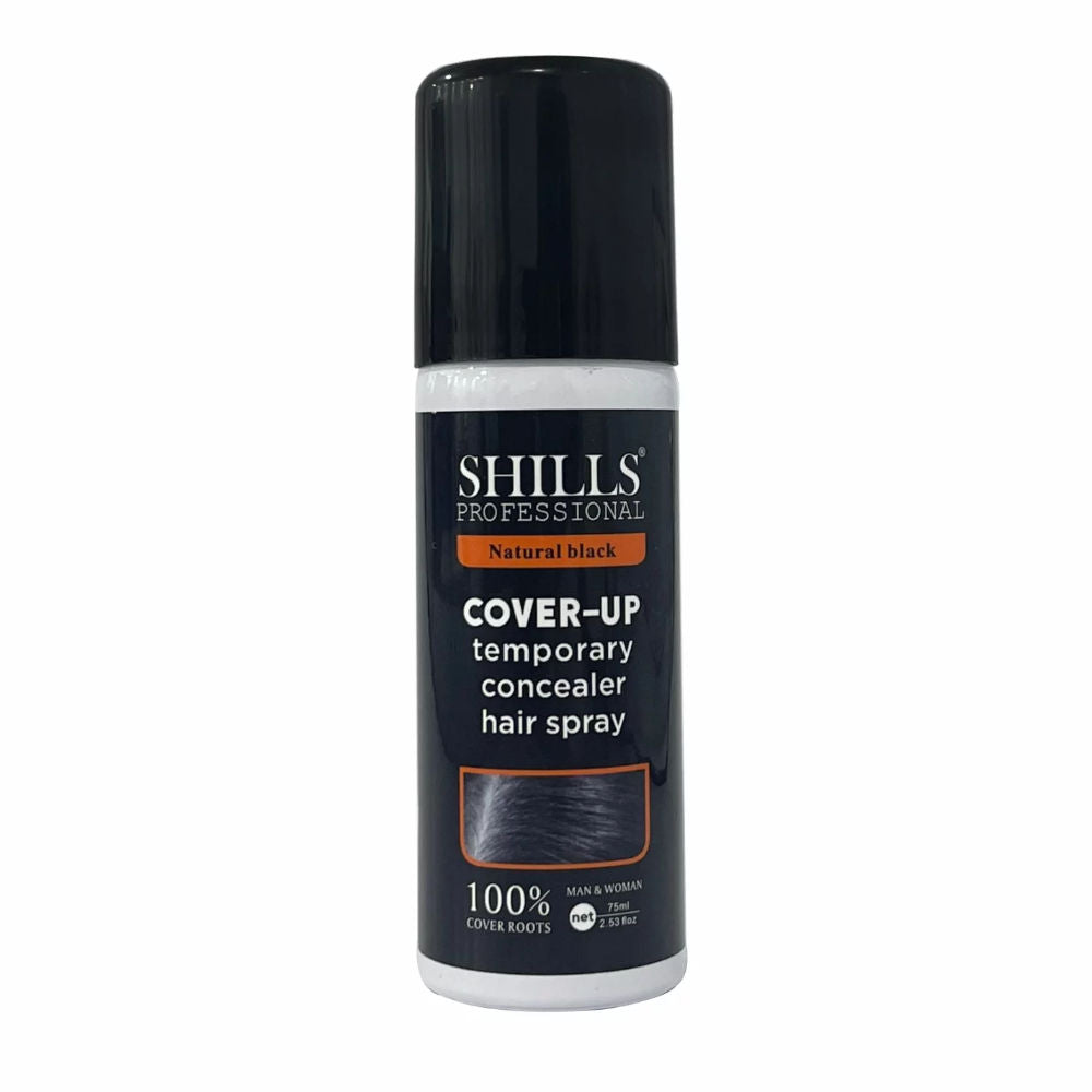 shills professional touch up hair spray black