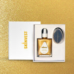 Thumbnail for Skinvest Molten Gold Shimmer Drops With Buff Body Brush - Distacart