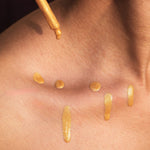 Thumbnail for Skinvest Molten Gold Shimmer Drops With Buff Body Brush - Distacart