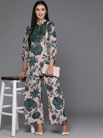 Ahalyaa Women's Traditional Wear Co-ods - Tan - Distacart