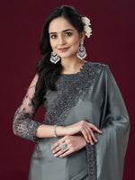 Thumbnail for kasee Ethnic Embroidered Sarees - Distacart