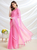 Thumbnail for Mitera Floral Woven Design Ready to Wear Saree - Distacart