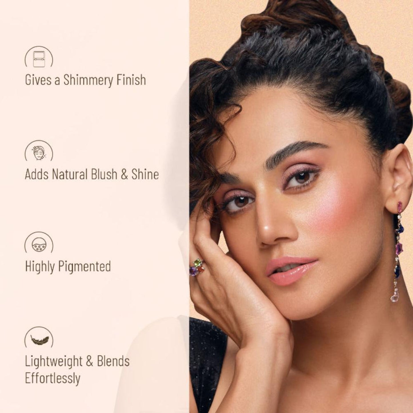 Swiss Beauty Baked Blusher & Highlighter - Shade 05 - Distacart