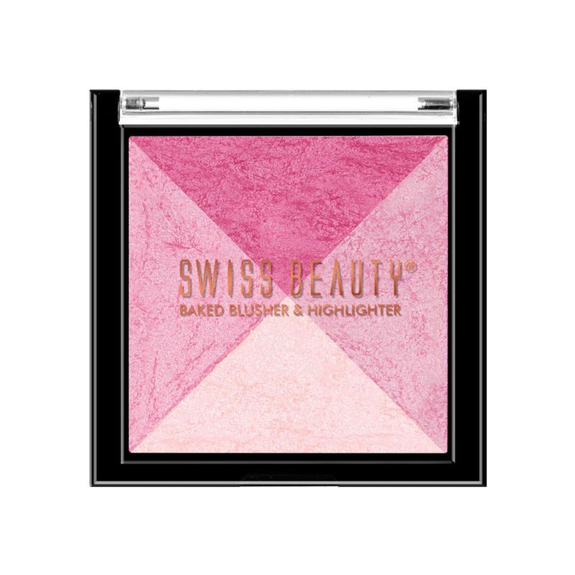 Swiss Beauty Baked Blusher & Highlighter - 03 - Distacart
