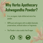 Thumbnail for Zenvista Herbs Apothecary Ashwagandha Powder - Dista