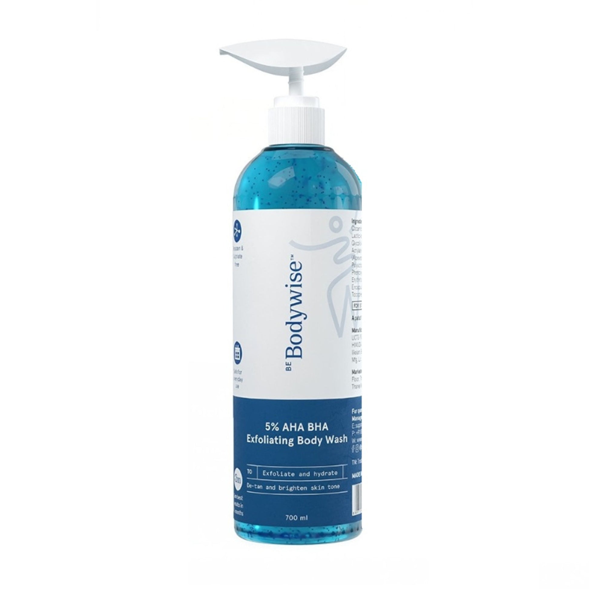 BeBodywise 5% AHA BHA Exfoliating Body Wash - Dista