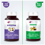 Thumbnail for bliss welness giloy tulsi amla ashwagandha curcumin immunity health veg tablet