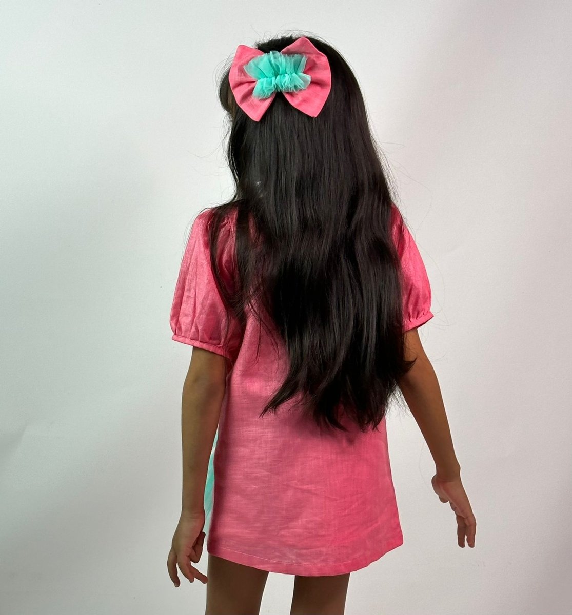 ArthLife Coral Pink Doll A-Line Dress - Distacart