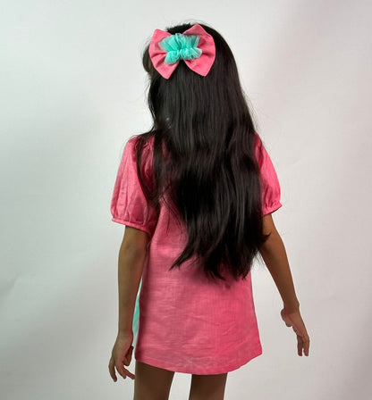 ArthLife Coral Pink Doll A-Line Dress - Distacart