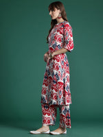 Thumbnail for Indo Era Ethnic Motifs Printed Kurta with Palazzos