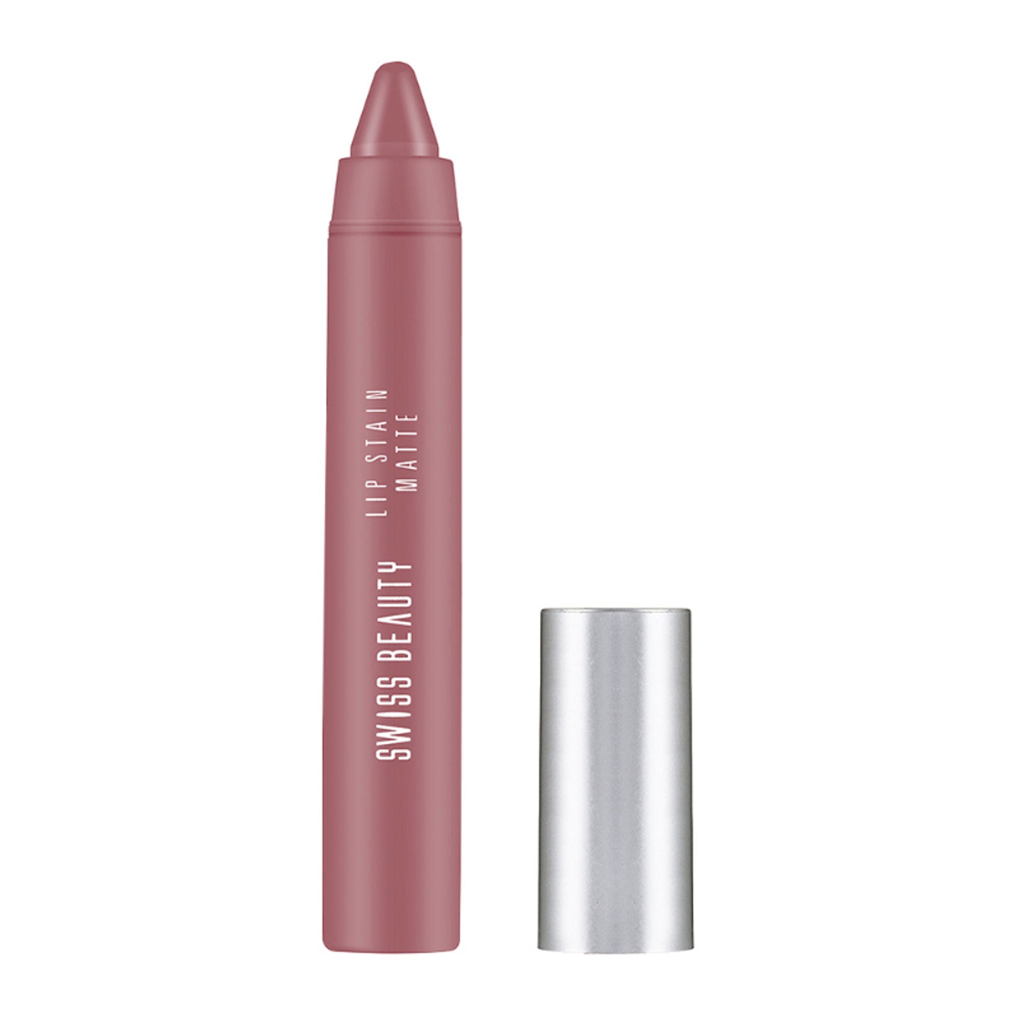 Swiss Beauty Lip Stain Matte Lipstick - 222 Hot Nude - Distacart