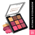 Thumbnail for Swiss Beauty Ultimate 9 Pigmented Colors Eyeshadow Palette - 1