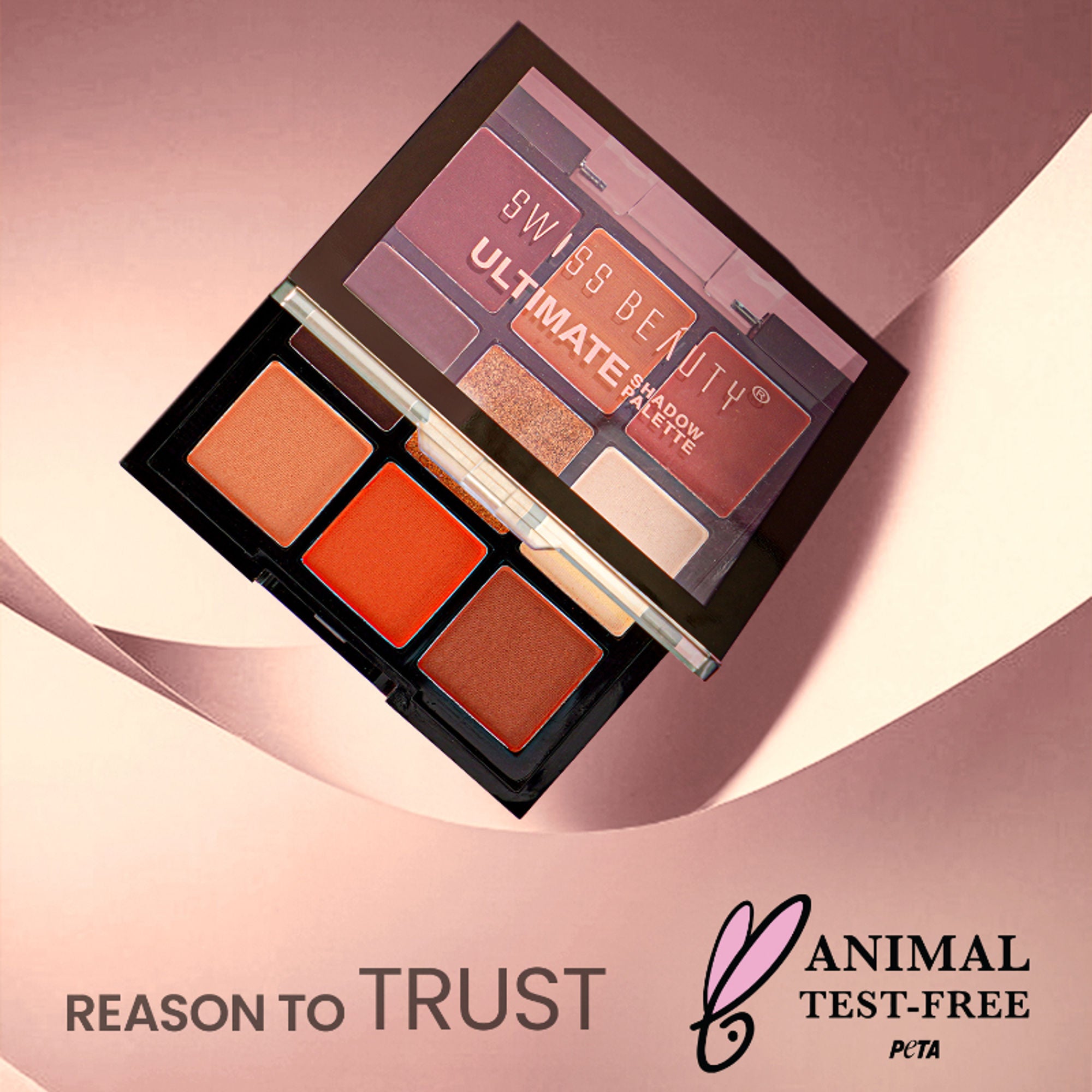 Swiss Beauty Ultimate 9 Pigmented Colors Eyeshadow Palette - 1 - Distacart