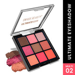 Thumbnail for Swiss Beauty Ultimate 9 Pigmented Colors Eyeshadow Palette - 2