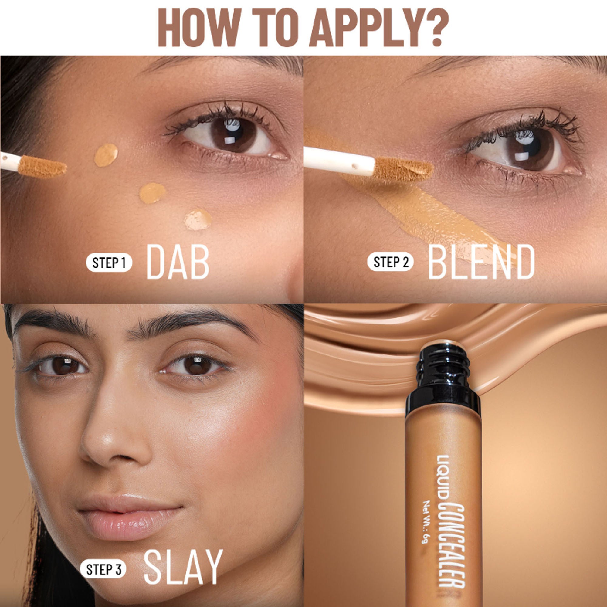 Swiss beauty Full Coverage Liquid Concealer With Jojoba Oil - 11 Creamy Beige - Distacart