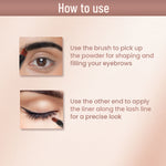 Thumbnail for Swiss Beauty 3 In 1 Eyeliner, Eyebrow Filler and Kajal , 24-Hour Stay ,Waterproof - 02 Brown - Distacart