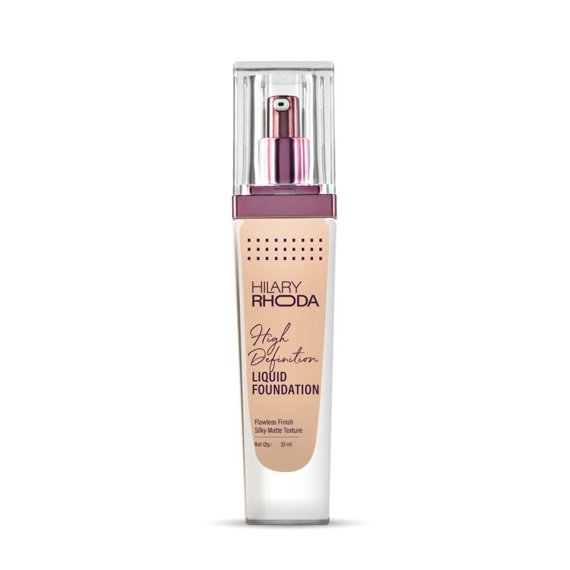 Hilary Rhoda Liquid High Definition Matte Foundation - Skin Beige 05 - Distacart