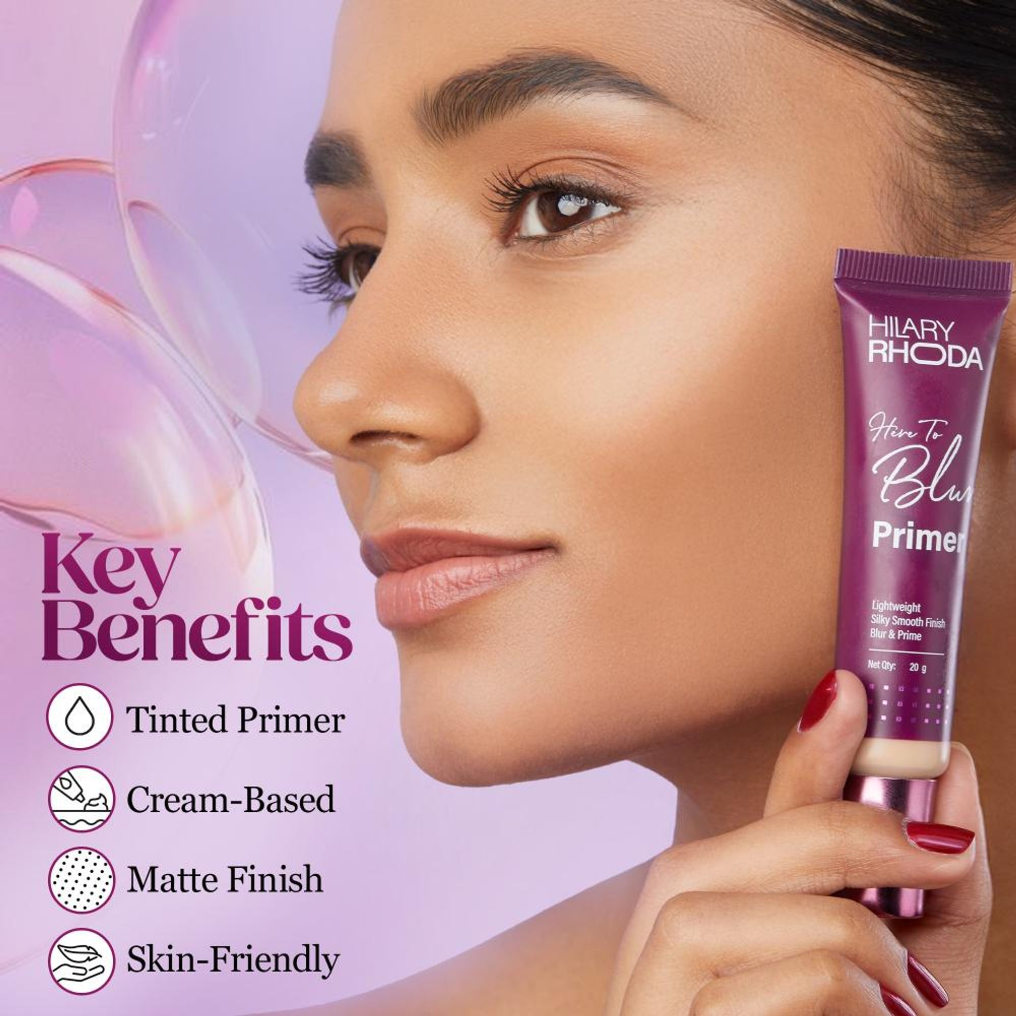 Hilary Rhoda Here To Blur Matte Primer - Distacart