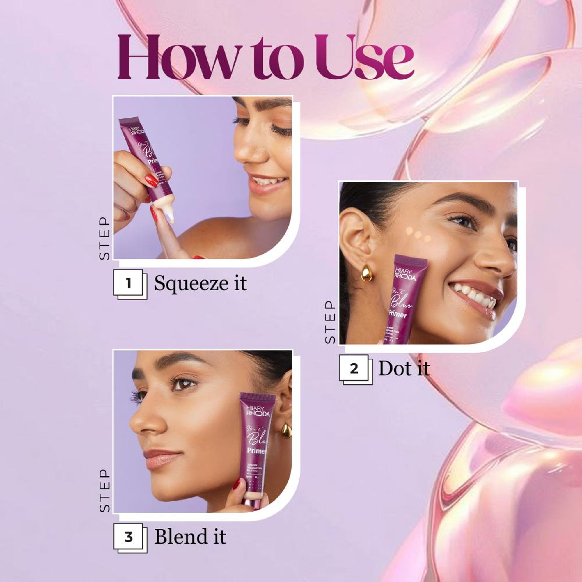 Hilary Rhoda Here To Blur Matte Primer - Distacart