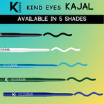 Thumbnail for kinded kind eyes kajal 3 in 1 kohl kajal eye liner smokey eye shadow 03 treasured turquoise