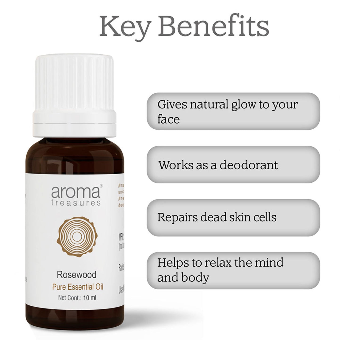 Aroma Treasures Rosewood Pure Essential Oil - Distacart