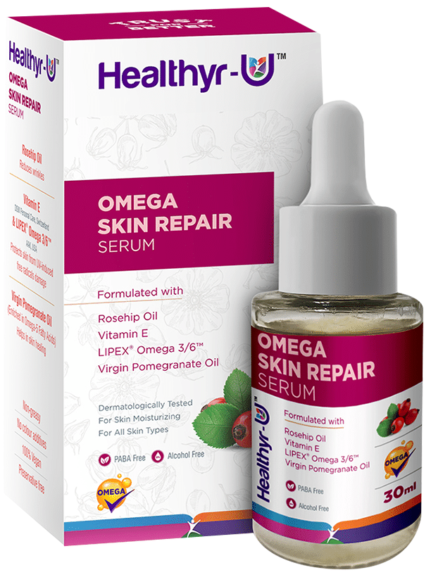 Healthyr-U Omega Skin Repair Face Serum - Distacart