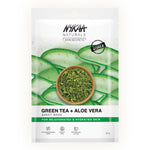 Thumbnail for Nykaa Green Tea + Aloe Vera Sheet Mask For Hydrated Skin - Formulated in Korea - For All Skin Types - Green Tea + Aloe Vera - Distacart