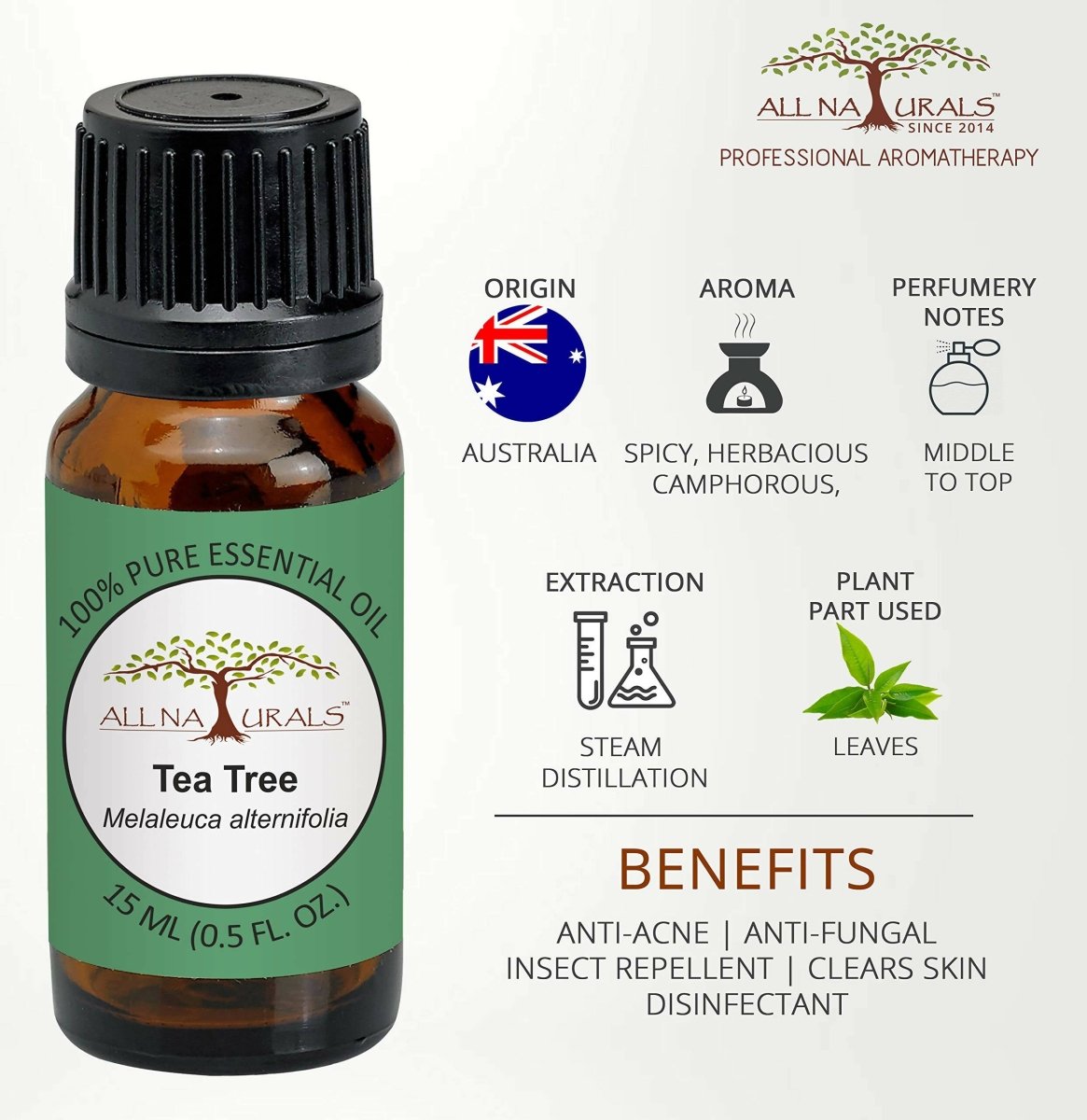 All Naturals Pure Tea Tree Essential Oil - Distacart