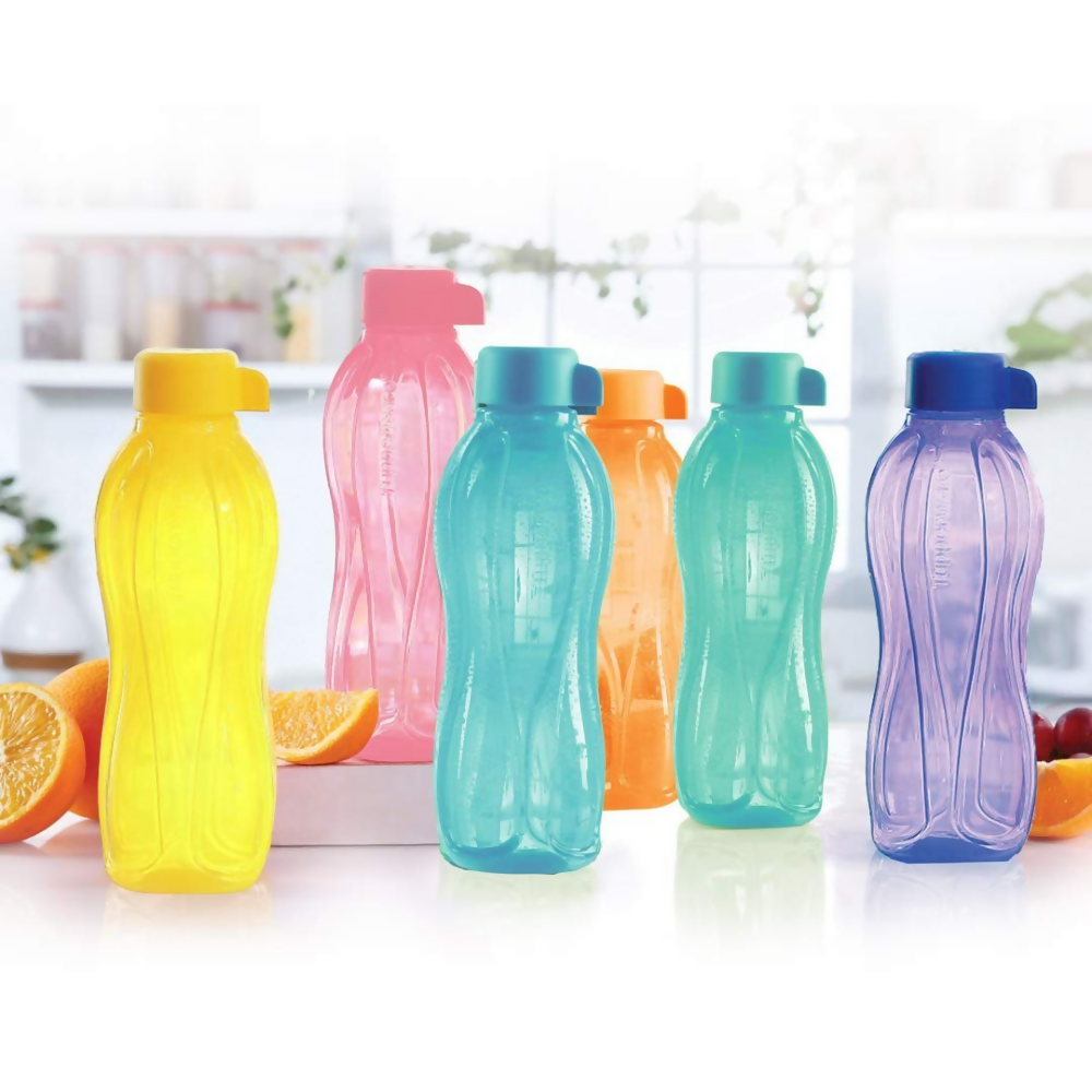 Tupperware Plastic Bottle - Green, Yellow, Purple, Pink, Orange, Blue - Dista