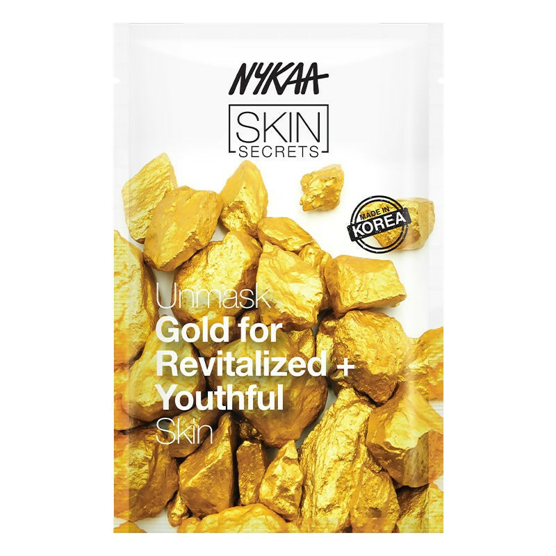 Nykaa Skin Secrets Exotic Indulgence Gold Sheet Mask For Revitalized & Youthful Skin - Distacart