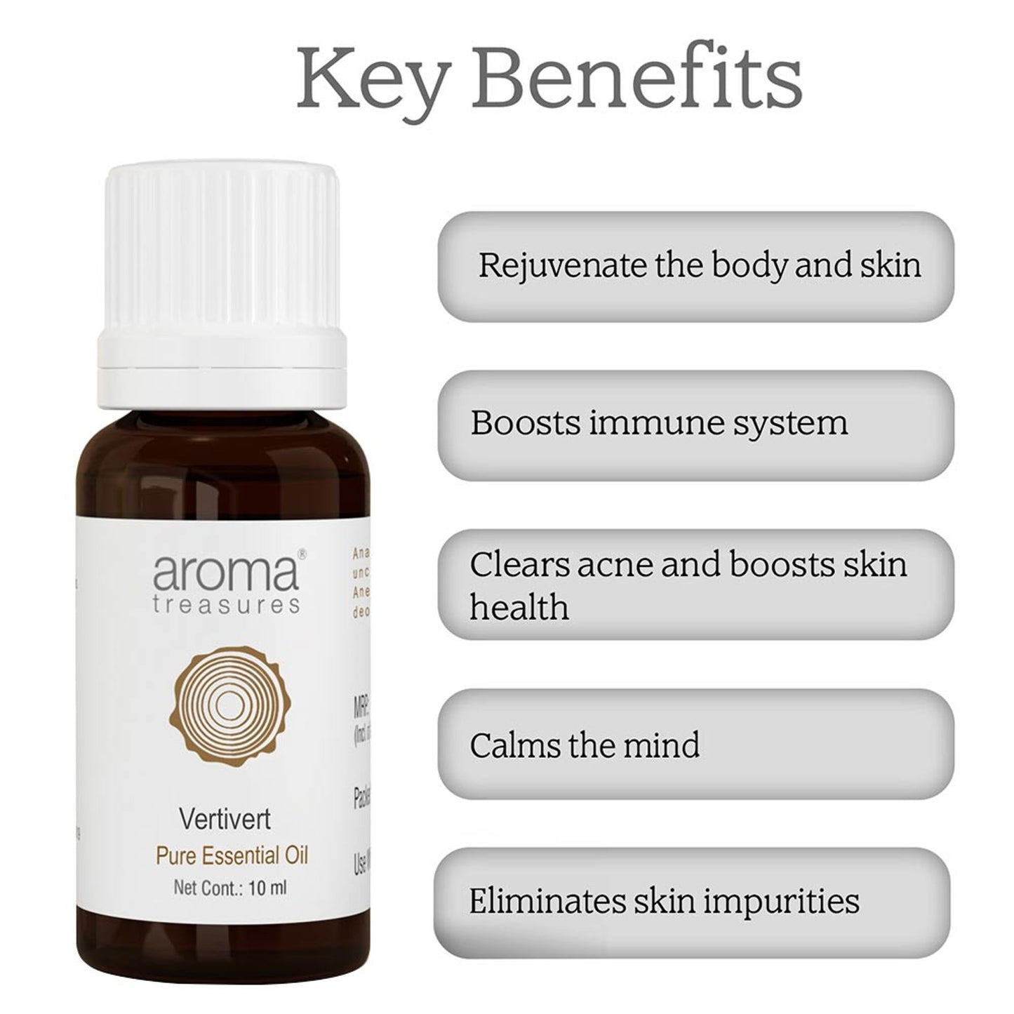 Aroma Treasures Vertivert Pure Essential Oil - Distacart