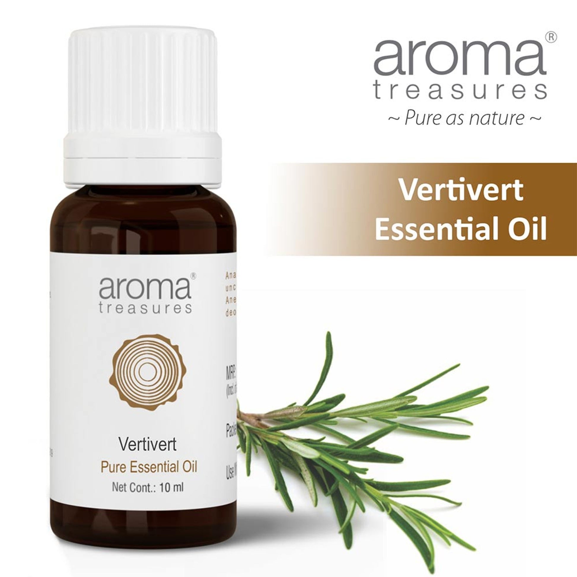 Aroma Treasures Vertivert Pure Essential Oil - Distacart