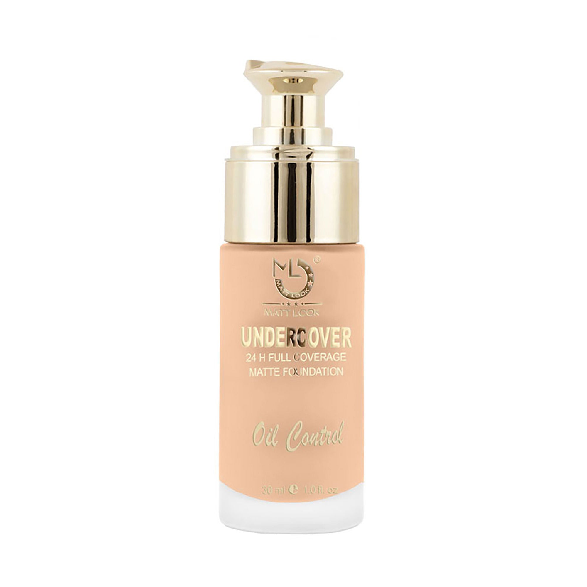 Matt Look Undercover 24Hr Full Coverage & Oil Control Matte Foundation - Classic Ivory - Distacart