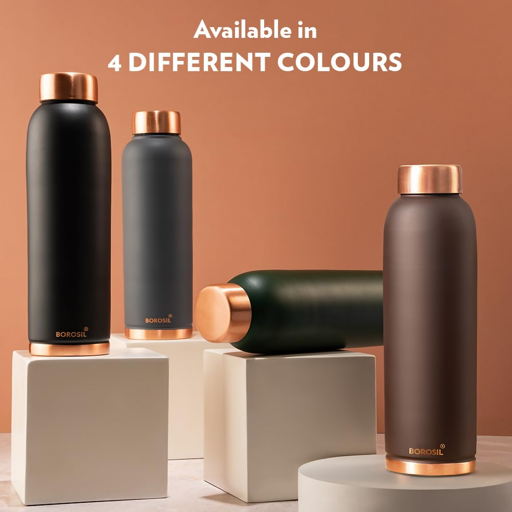 Borosil Colour Copper bottle - Brown - Dista