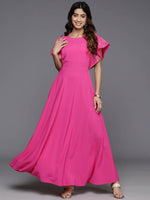 Thumbnail for Ahalyaa Women's Traditional wear Dress - Pink - Distacart
