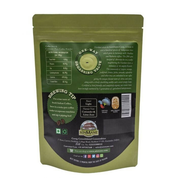 Ainmane Hardoor Estate - Organic Arabica - Distacart